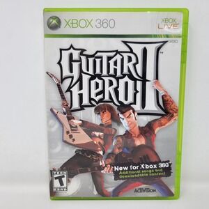 Guitar Hero II 2 Microsoft Xbox 360 Activision RedOctane Music Game CIB NTSC
